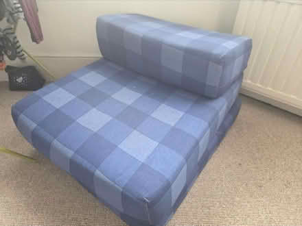 Photo of free Blue Fabric Chairbed (Harringay Ladder N4) #1
