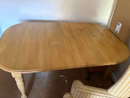 Photo of free Heavy duty wooden dining table (Witham off Newland Street) #1