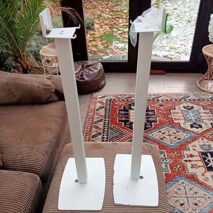 Photo of free White Speaker Stands (Pair) (Knaresborough HG5) #1