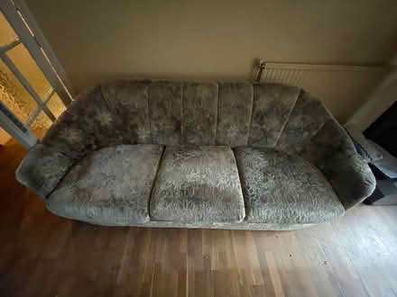 Photo of free Blueish Grey Sofa (Tubney OX13) #1