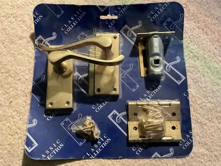 Photo of free Brass Door Handle/Hinge Kit. (Hertford SG14) #1