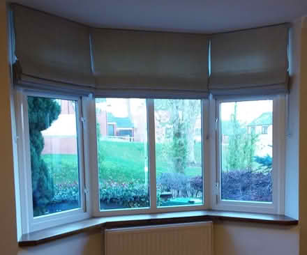 Photo of free fabric window blinds (2 narrow/1 wide) (Melton Mowbray LE13) #1