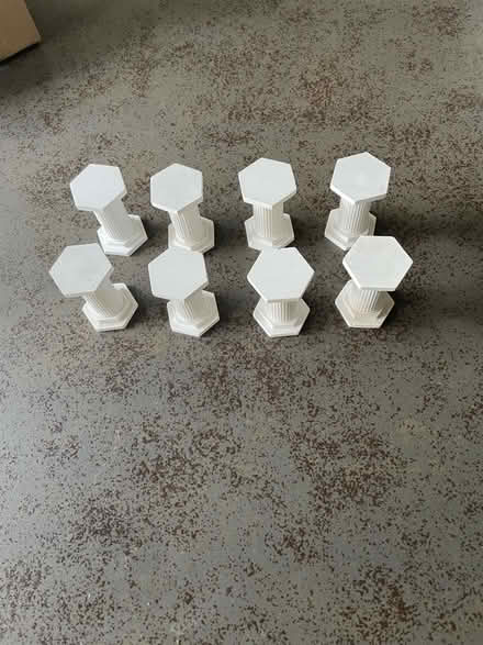 Photo of free Eight cake pillars (Brooke NR15) #2