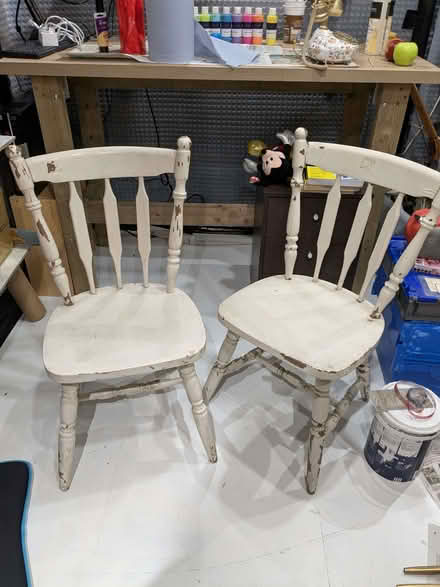 Photo of free 2 wooden chairs (Meersbrook S8) #1