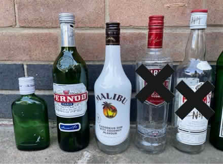 Photo of free Empty Spirit Bottles (LE9) #2