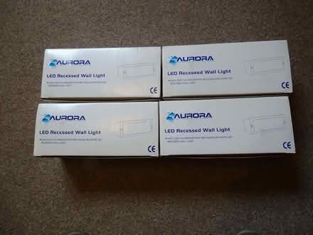 Photo of free Three LED recessed external wall lights (Wildwood ST17) #1