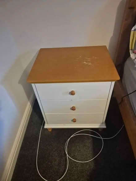Photo of free 2 Bedside Cabinets and an Ottoman (Bengeo SG14) #1