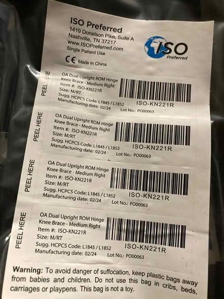 Photo of free Braces new in packages (Warwick village. ny) #1