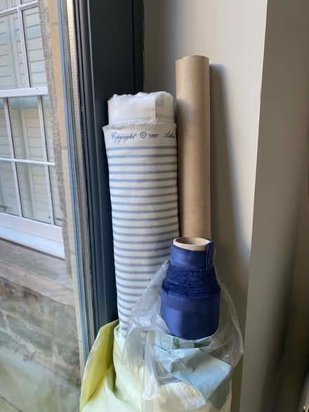 Photo of free Striped Fabric - Blue (West End EH3) #1