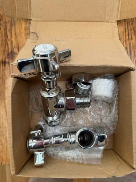 Photo of free Milano silver radiator valves (Wood Green N22) #1