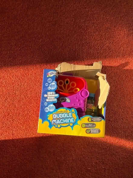Photo of free Bubble machine (Kings Heath B13) #1