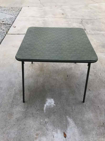 Photo of free Card table (Sunnyvale Birdland) #1