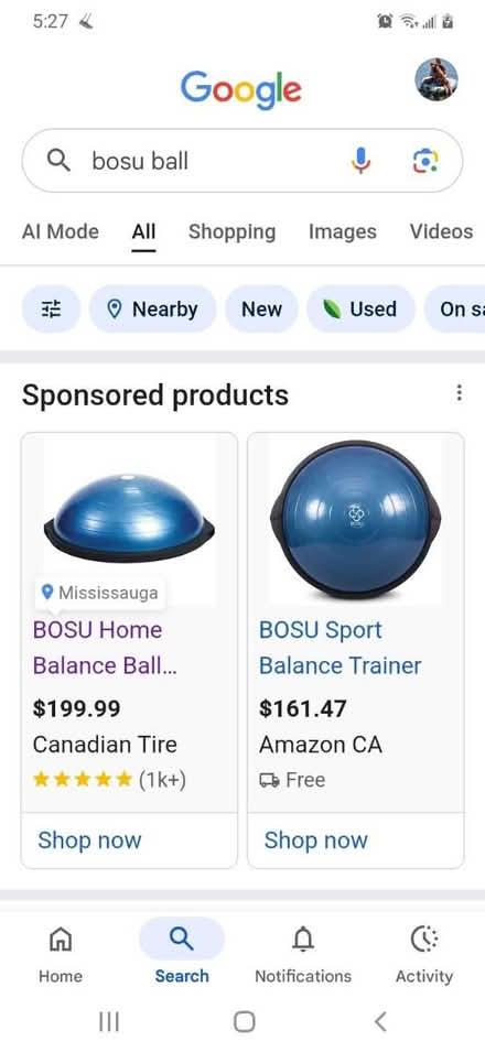 Photo of BOSU balance trainer (Southdown and Truscott) #1