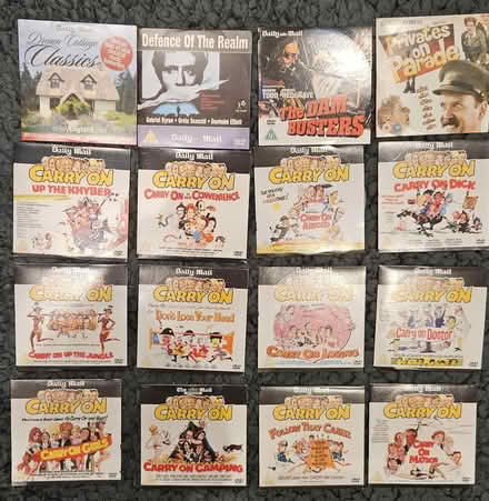 Photo of free Carry On DVD's plus others (Cm15 8px) #1