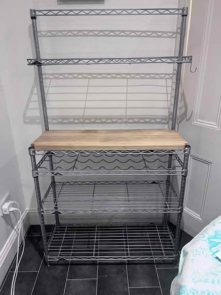Photo of free Metal kitchen shelves (Marylebone London) #1