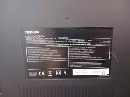 Photo of free Toshiba TV 37RV635D (Cork city) #2
