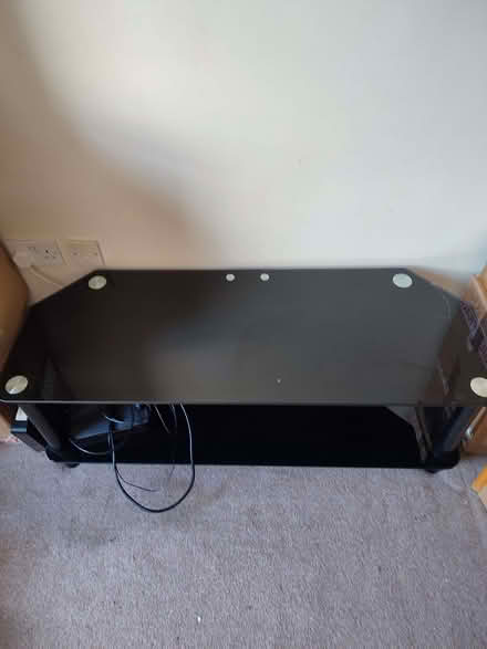 Photo of free Glass TV stand (Southfields SW18) #1