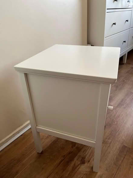 Photo of free 2 Cream Bedside Table with drawers (Fleetville AL4) #3