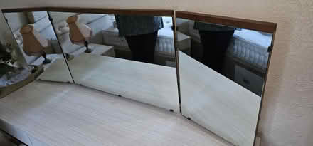 Photo of free Dressing table with trifold mirrors matching bedside tables (Aylestone LE2) #2