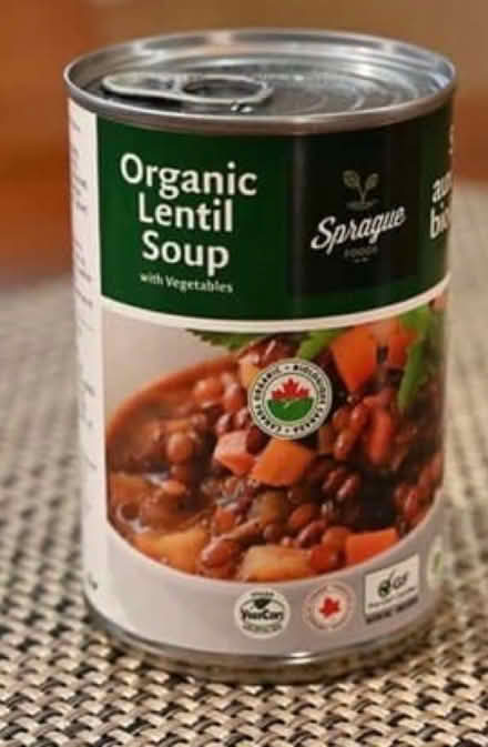 Photo of free Sprague Organic Lentil Soup (Mavis & Steeles in Brampton) #1