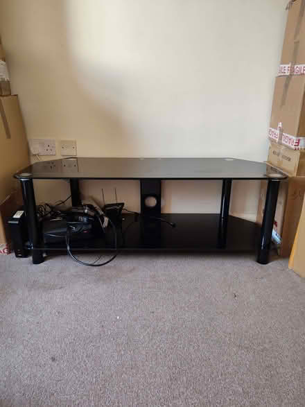 Photo of free Glass TV stand (Southfields SW18) #2