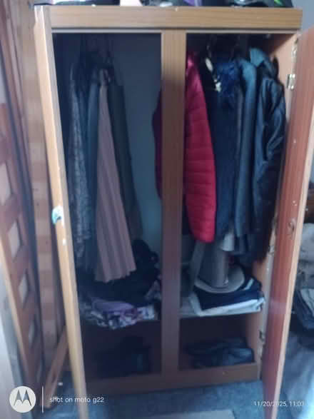 Photo of free disassembled tall wooden cabinet (Rg6) #4