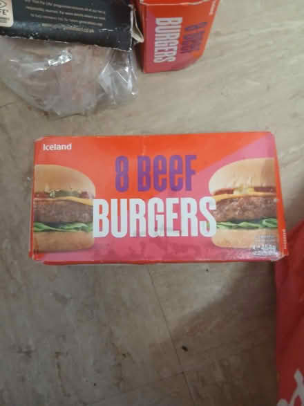 Photo of free 1 box of frozen burger (Weeke SO22) #1