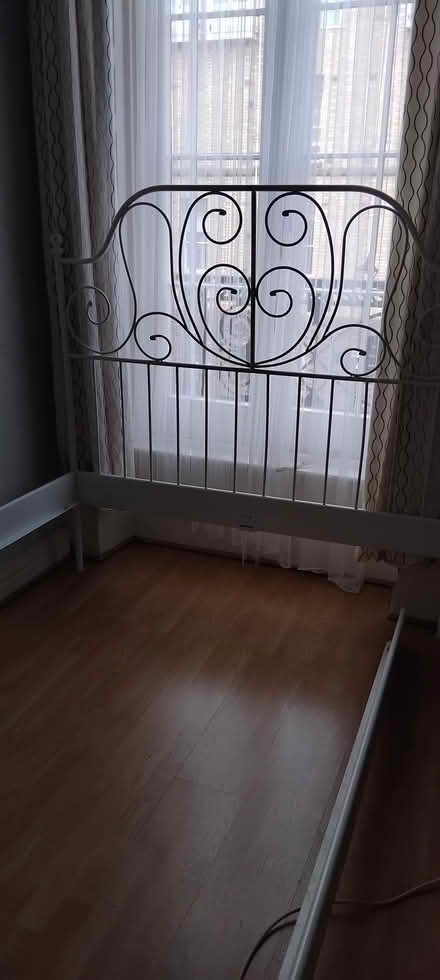 Photo of free King size metal bed frame with slats (Toxteth L8) #1