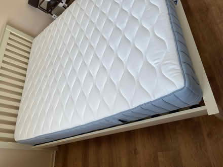 Photo of free King size Bed & Mattress (Fleetville AL4) #3