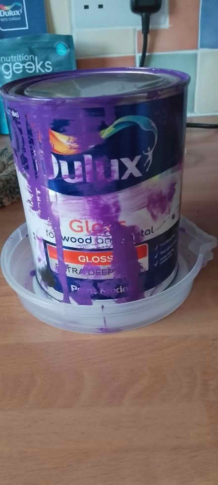 Photo of free Purple gloss paint (Freehold LA1) #1