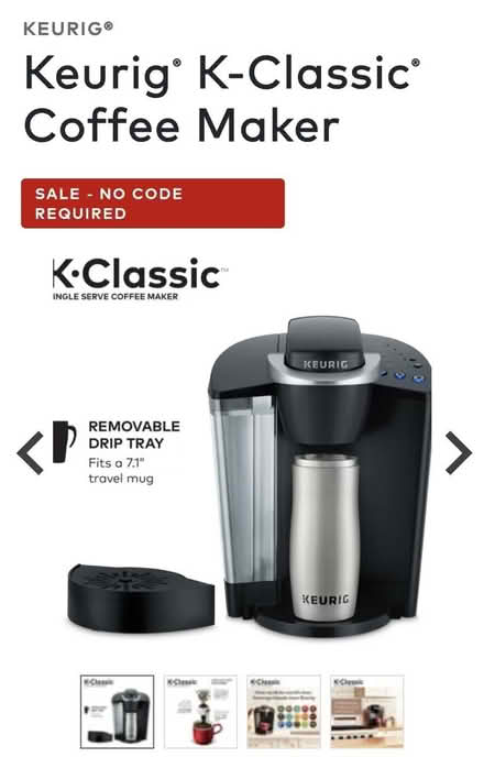 Photo of free Keurig K-Classic Coffee Maker (Southwest Center City) #3