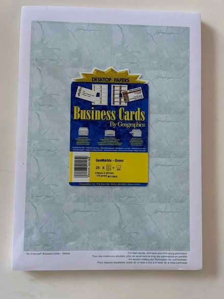 Photo of free Business card kit (Cox Green SL6) #1