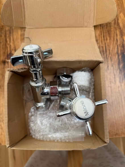 Photo of free Milano silver radiator valves (Wood Green N22) #2