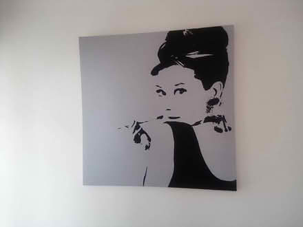 Photo of free Large canvas Audrey Hepburn Ikea (Bounds Green N11) #1