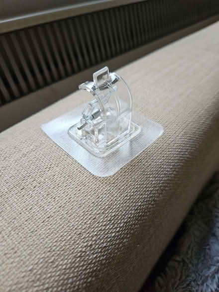 Photo of free Stick on Curtain Rail Holders x7 (Wheatley OX33) #1