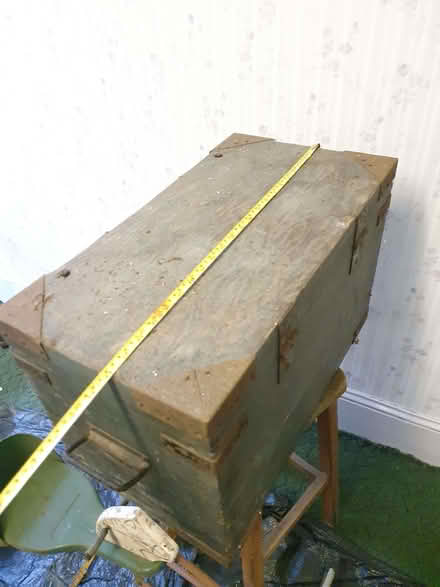 Photo of free Wooden box / trunk thing (Caterham on the Hill CR3) #1
