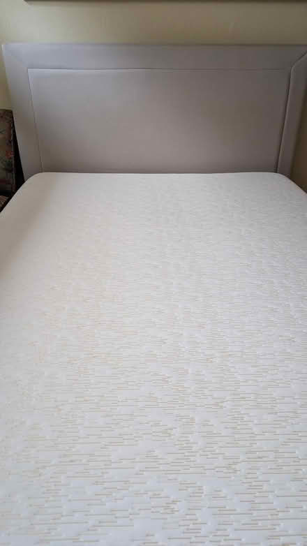 Photo of free Full size upholstered bed (Cupertino/West San Jose) #3
