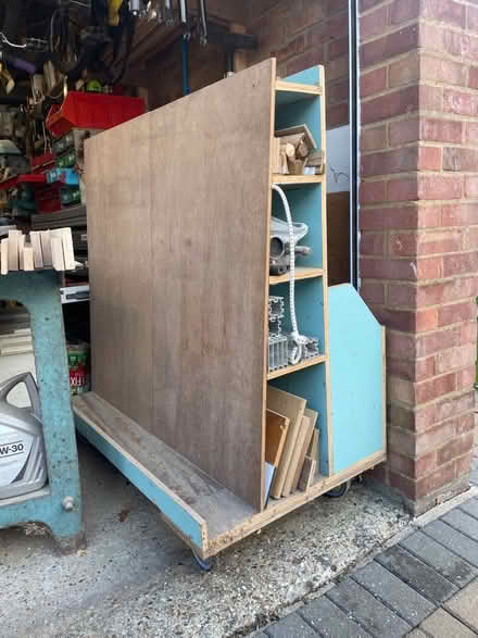 Photo of free Wood rack/storage trolley (London Rd, HW HP11) #1