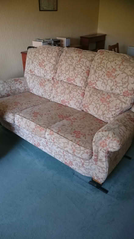 Photo of free 3 seater settee and chair (lowestoft) #1