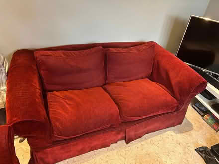 Photo of free Pair of Sofas (Mount Merrion, Dublin) #2