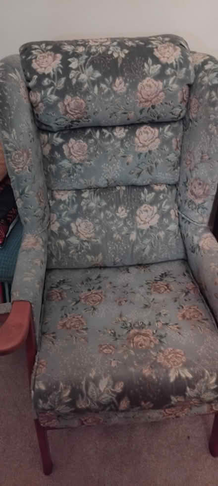 Photo of free Two wingback arm chairs (Toxteth L8) #3