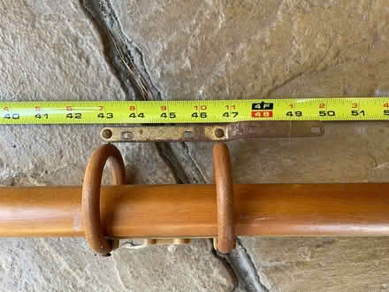 Photo of free Wooden curtain pole - 13 feet long (The Highlands TN39) #2