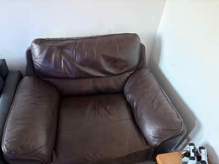 Photo of free Large leather armchair (Moreton CH46) #1