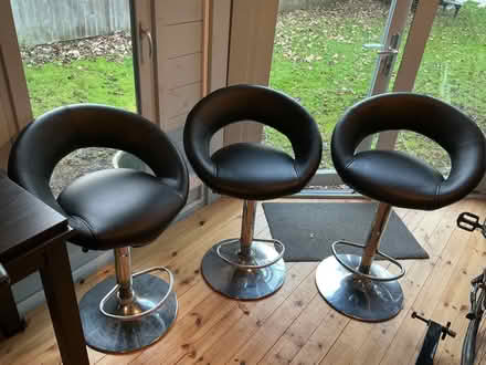 Photo of free 3 kitchen stools with backs (Whitton TW2) #1