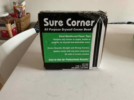 Photo of free Sure Corner Sheetrock tape (Severna Park) #1