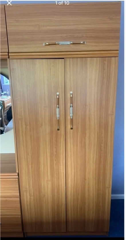 Photo of free 2 Wardrobes and 1 bedside draws (Clowne S43) #1