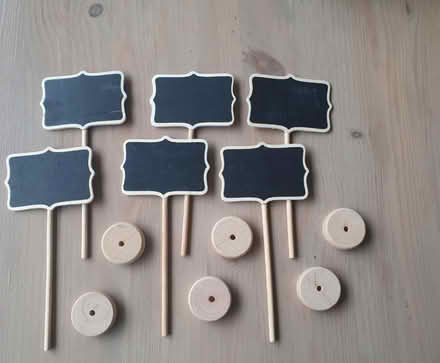 Photo of free 6 x Mini chalk boards and stand (High Barnet EN5) #1