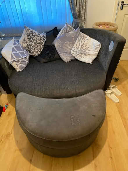 Photo of free Big cuddly chair (Mk16 0pj) #1