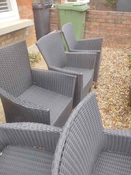 Photo of free 3 garden chairs plus table (Forest hill se23 2hn) #4