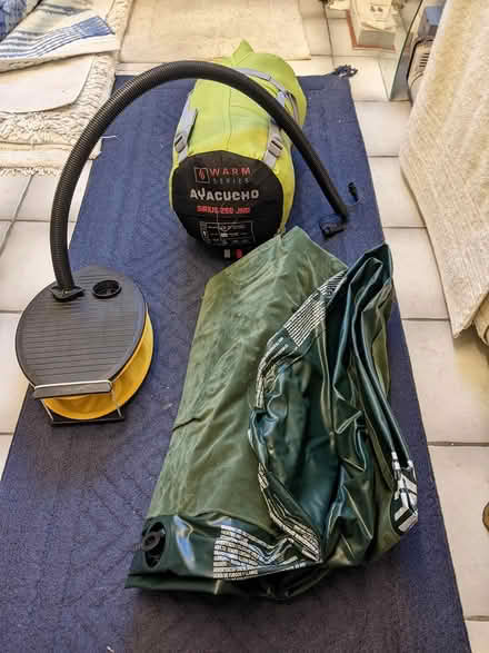 Photo of free Blow-up Bed, Inflator, Sleeping Bag (Twickenham) #1